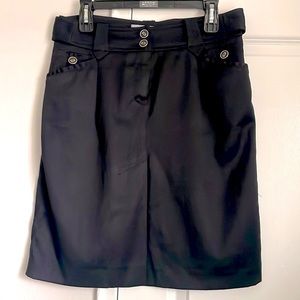 🔥Italian Fervente black knee length skirt